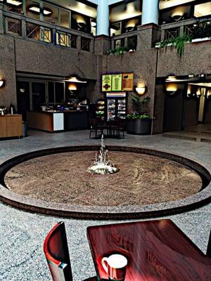 Kind of serene & peaceful, if you're into fountains & stuff...