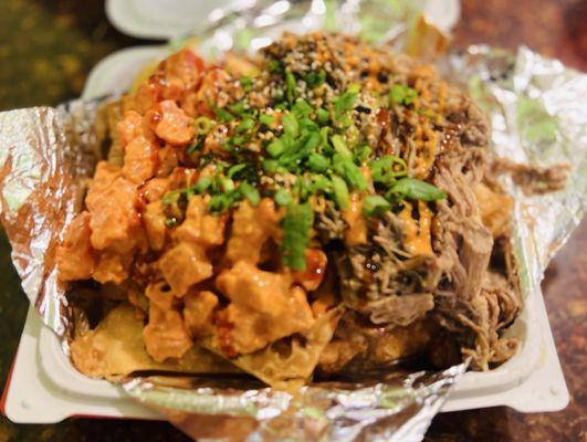 Pua'a to de Poke Nachos $25