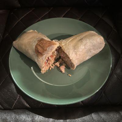 Chopped Chicken Burrito