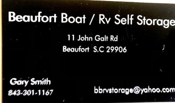 Beaufort Boat RV Self Storage