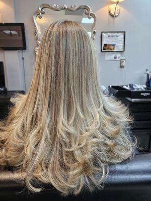 Hair after, balayage and cut by Carolina!