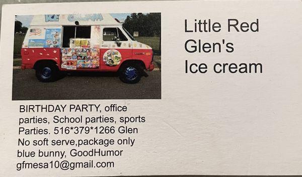 Glen's Mobile Ice Cream Party Truck