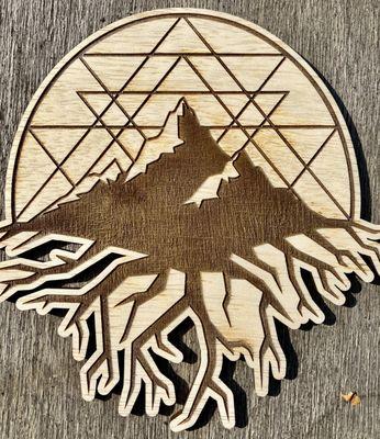 Laser Engraved Wood