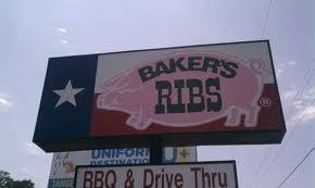 Baker's Ribs off I-20 in Canton,TX