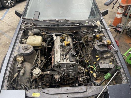 Changing the timing belt and other maintenance