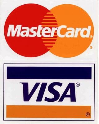 We Accept VISA, MASTER, DEBIT.