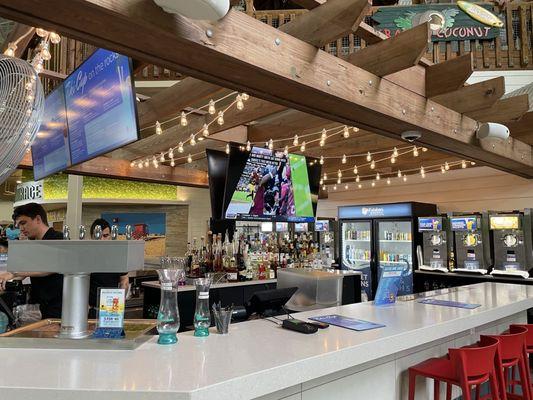 Bar at waterpark
