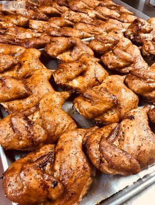 Smoked Half Chickens