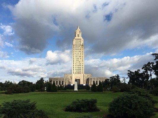 The State Capitol of Louisiana is a recognizable landmark in Baton Rouge