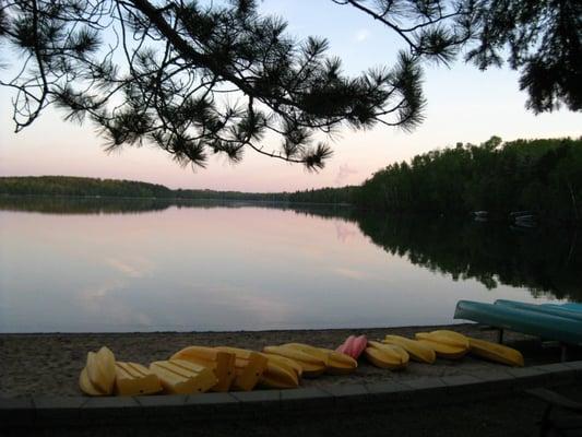 Kayaking and Canoeing are two of many ways to enjoy the crystal clear Bluewater lake.