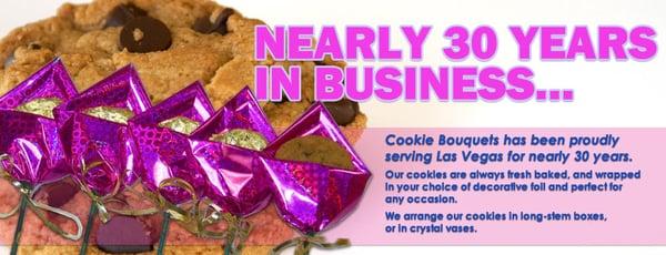 This only part of the picture, she makes great displays and excellent fresh made chocolate chip cookies.