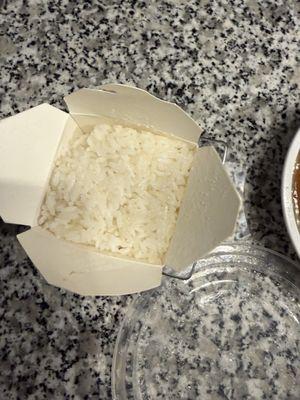 Side of white rice