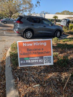 Become a substitute teacher