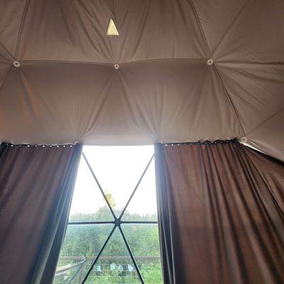 Waking up and being totally relaxed.