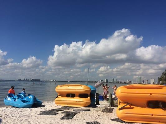 Nice day for paddleboarding