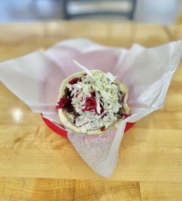 Beef kebab pita - very good