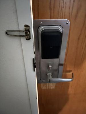 Lack of safety lock