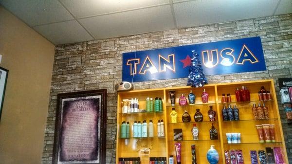 New look for Tan usa