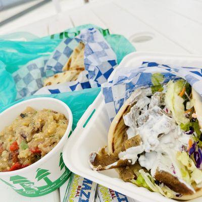 Gyro Wrap & Baba Ghanoush