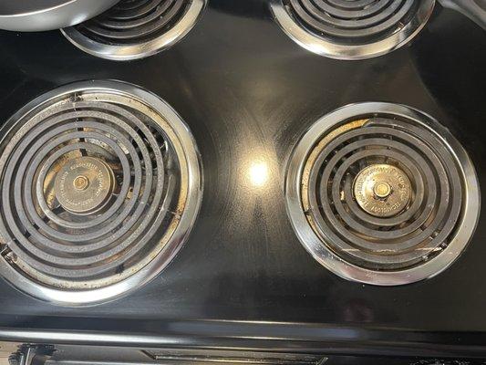 Broken old stovetop