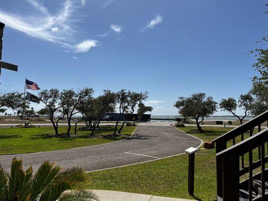 View from the building front