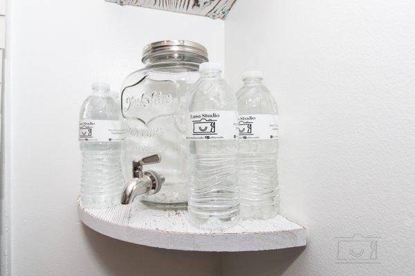 Stay hydrated at Lusa's Studio