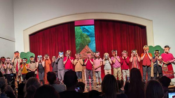 The Three Piggy Opera (class play kindergarten/first grade)