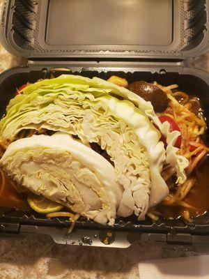 Amazing green papaya salad (favorite item!)