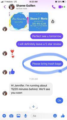 Dos Señoritas Cleaning