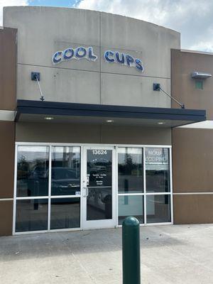 Cool Cups at the South end of the building!