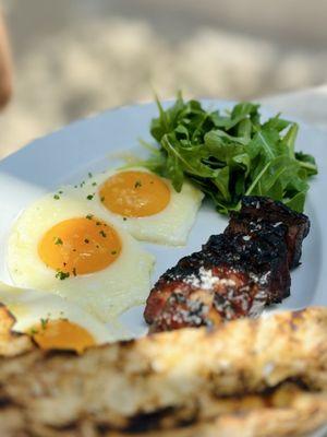 Australian steam and eggs