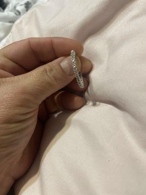 My other diamond earring was in that room they denied to let me check