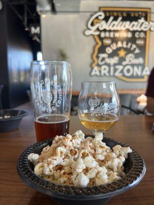 1/12/25 Complimentary popcorn with my Red & daughters sour.