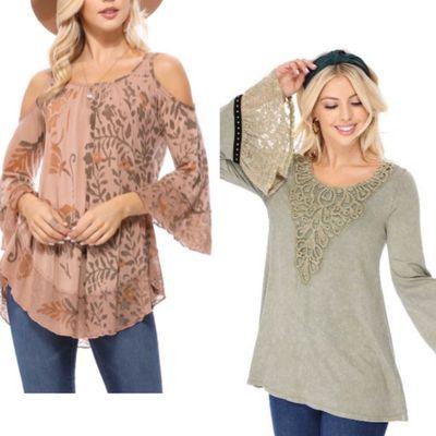 Fun new tops and tunics