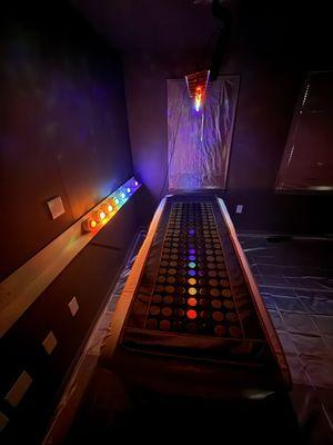 Vogel crystal lights above, monochord chakra sounds to your side - clear and align while you lie on a PEMF mat inlaid with jade & tourmaline