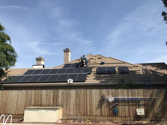 8.68kW Solar Install Safety First