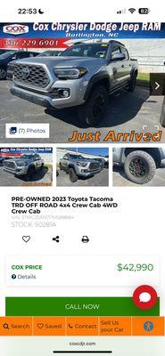 Cox Chrysler Dodge Jeep Ram