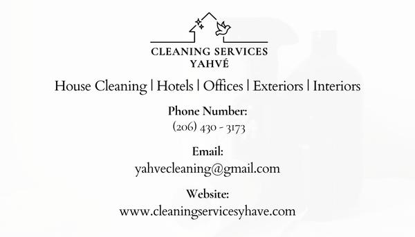 Cleaning Services Yahve