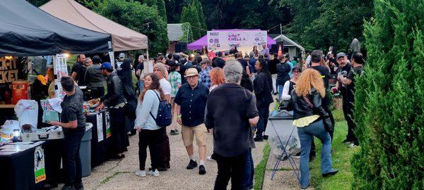 Vendor Booths (06/27/25). @JerseyCityCemetery @RockItDocket #JerseyCity #Cemetery #MusicFestival