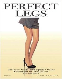 Our book, Perfect Leg (3rd edition)
  A Pictorial Review of Varicose Veins and Spider Veins.
  Available through our office and Amazon.com