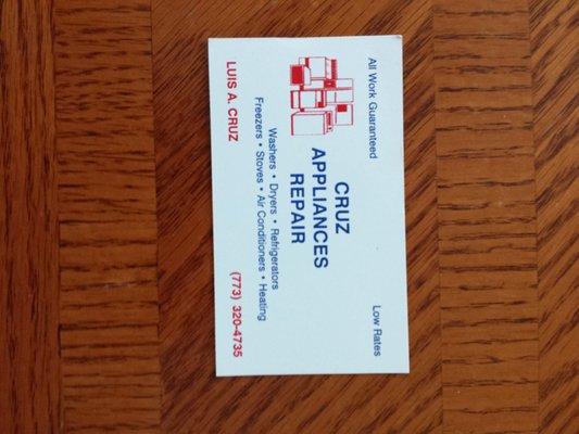 Cruz Appliances Repair