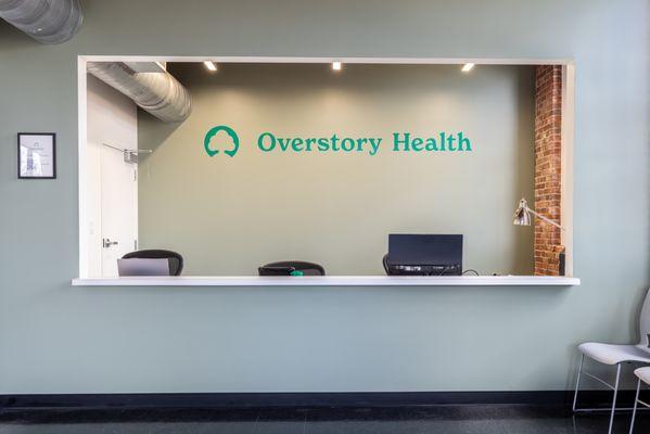 Overstory Health reception area