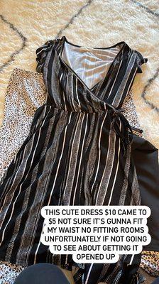 Dress that wound up fitting!