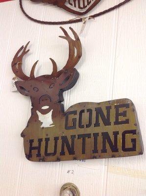 Deer hunting sign