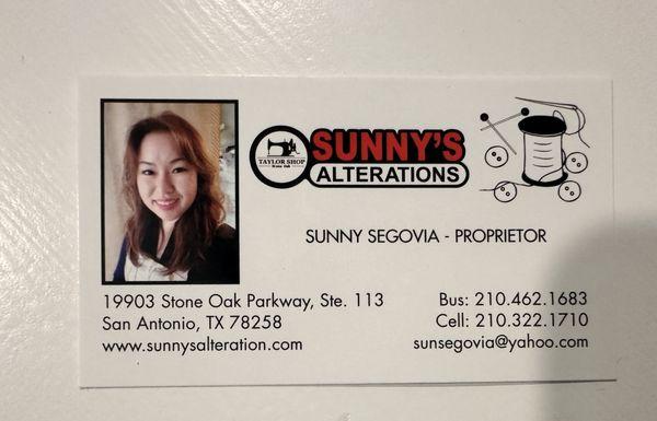 Sunny's Alterations