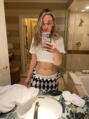 I did not have these abs when I came in!