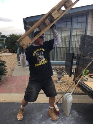 Mr. Clear- Pierre
He will CLEAR YOUR JUNK and place any ware!!