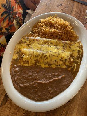 Beef enchiladas