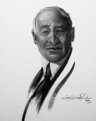 Artwork of Lessie Venardo Dixon
"Julius Rosenwald"
16" x 20"
oil on canvas