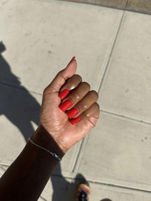 Acrylic short nails 1/2